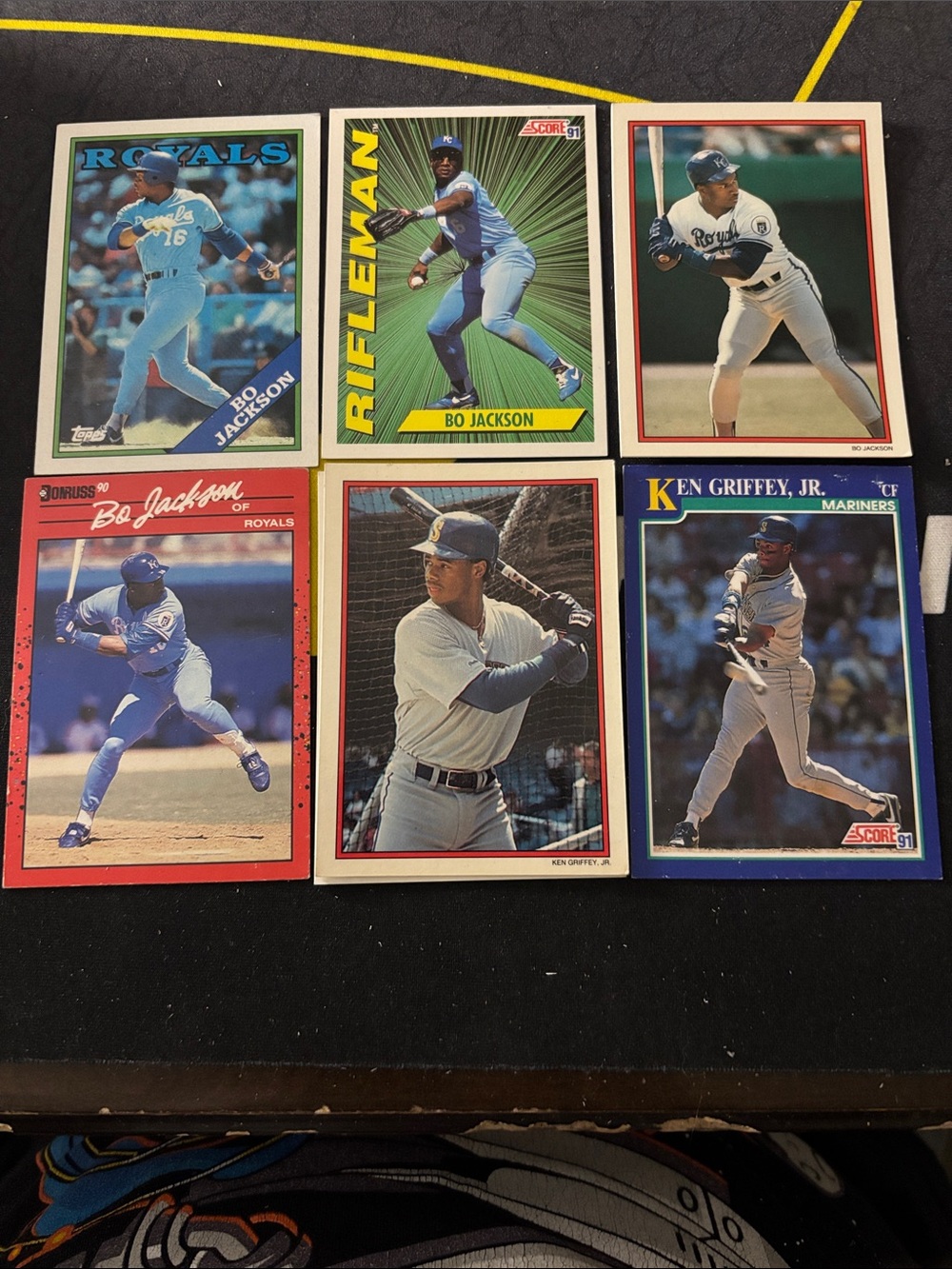 Vintage Baseball Trading Cards - Multi-Color Set